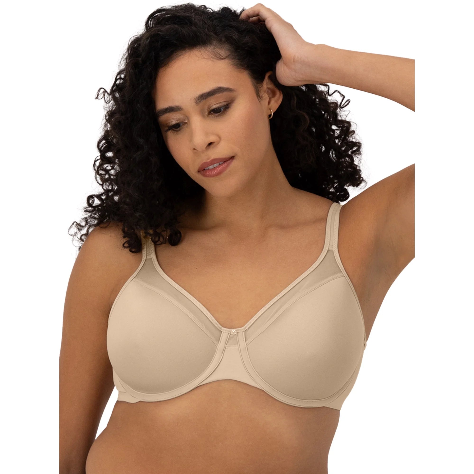 Bali Women's Convertible Underwire Bra - Lightweight Lace, Full Coverage, Adjustable Straps