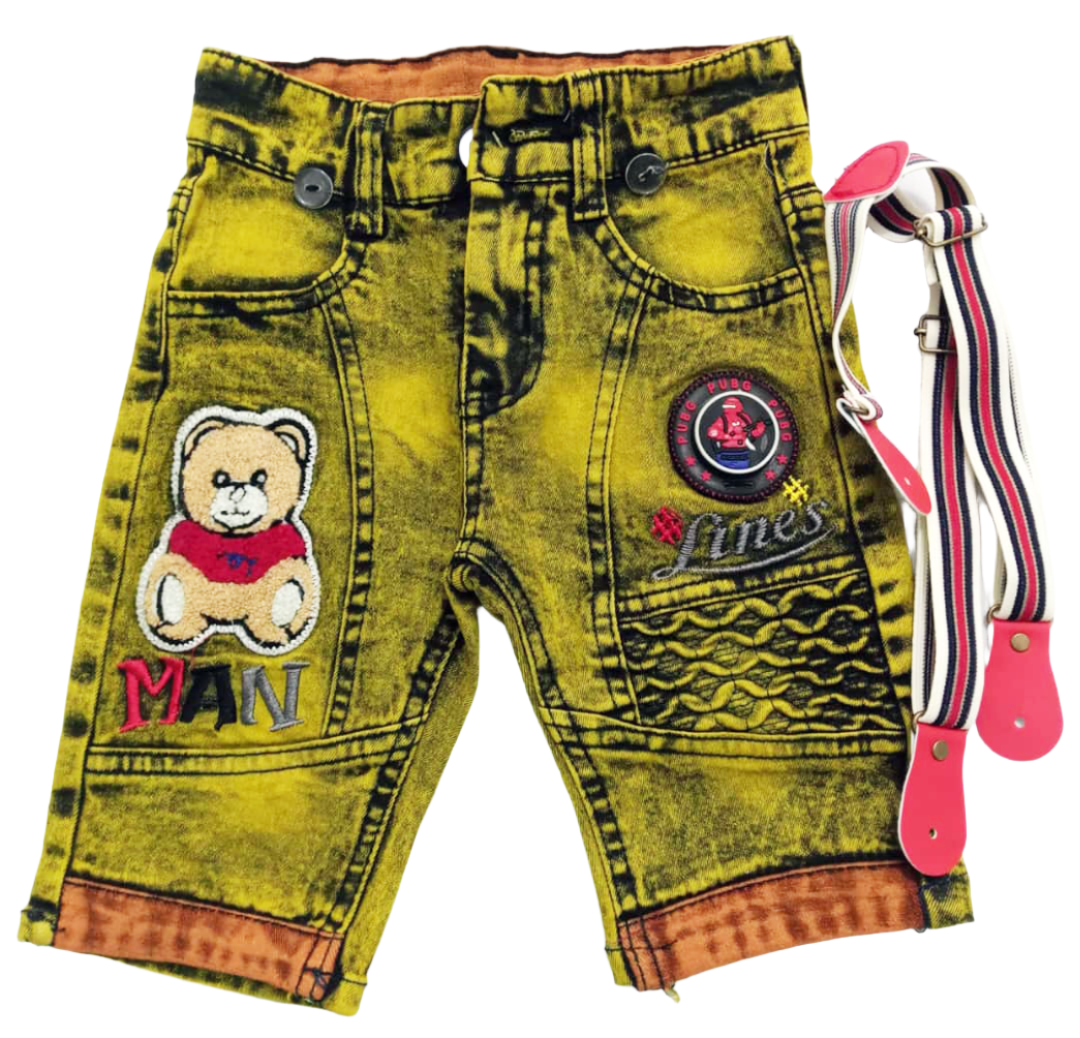 Stylish Designer Jeans Shorts for Kids ESG29a AGT Plaza Marketplace