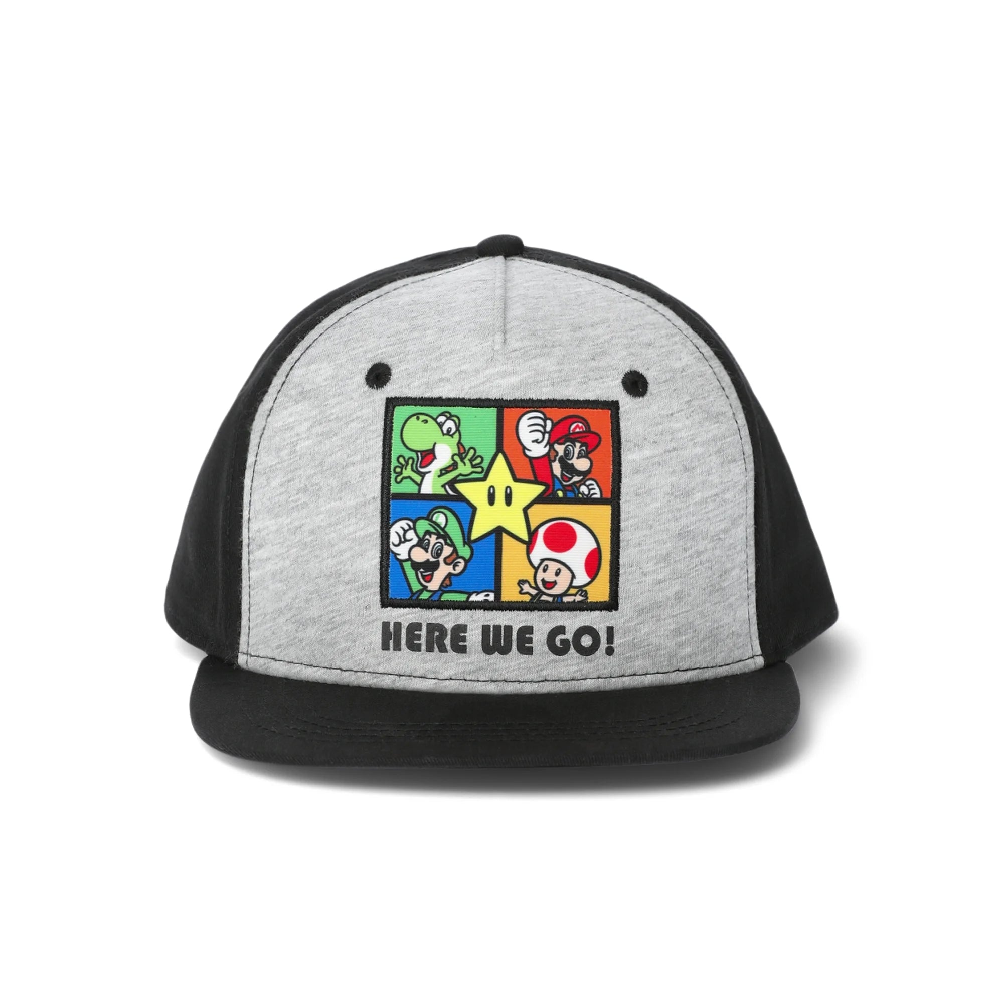 Super Mario Boys Snapback Hat, One Size Fits Most WTWL350XA