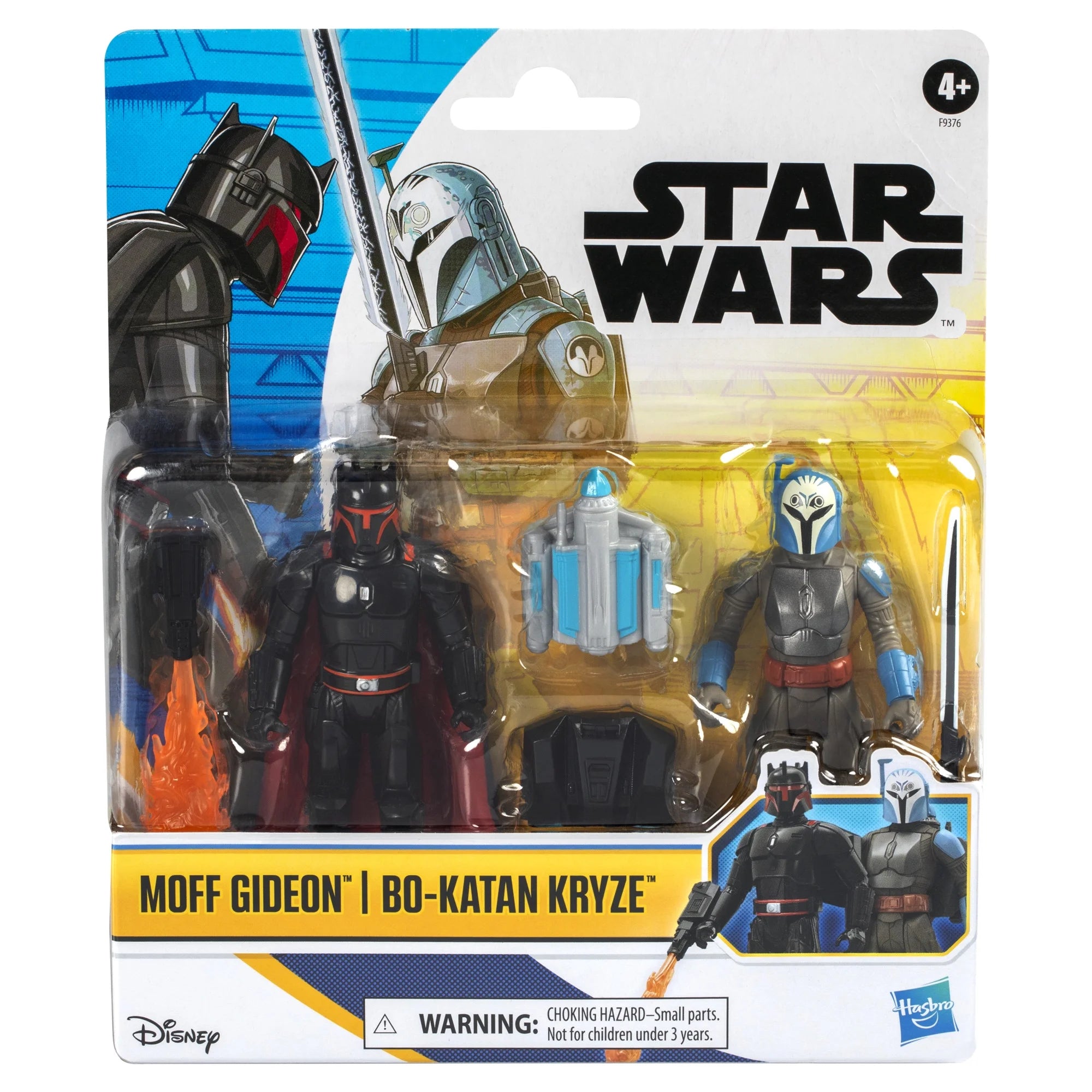 Star Wars Epic Hero Series Bo-Katan Kryze & Moff Gideon Action Figures, Toys for Kids (4") | WTWL956XA