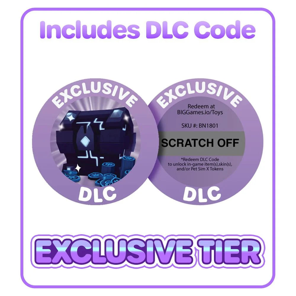 PET SIMULATOR X - Blue Iridescence Cat Collector Bundle (Mystery Case w/ 8 Items, Series 1) [Includes DLC]  | WTWL854XA