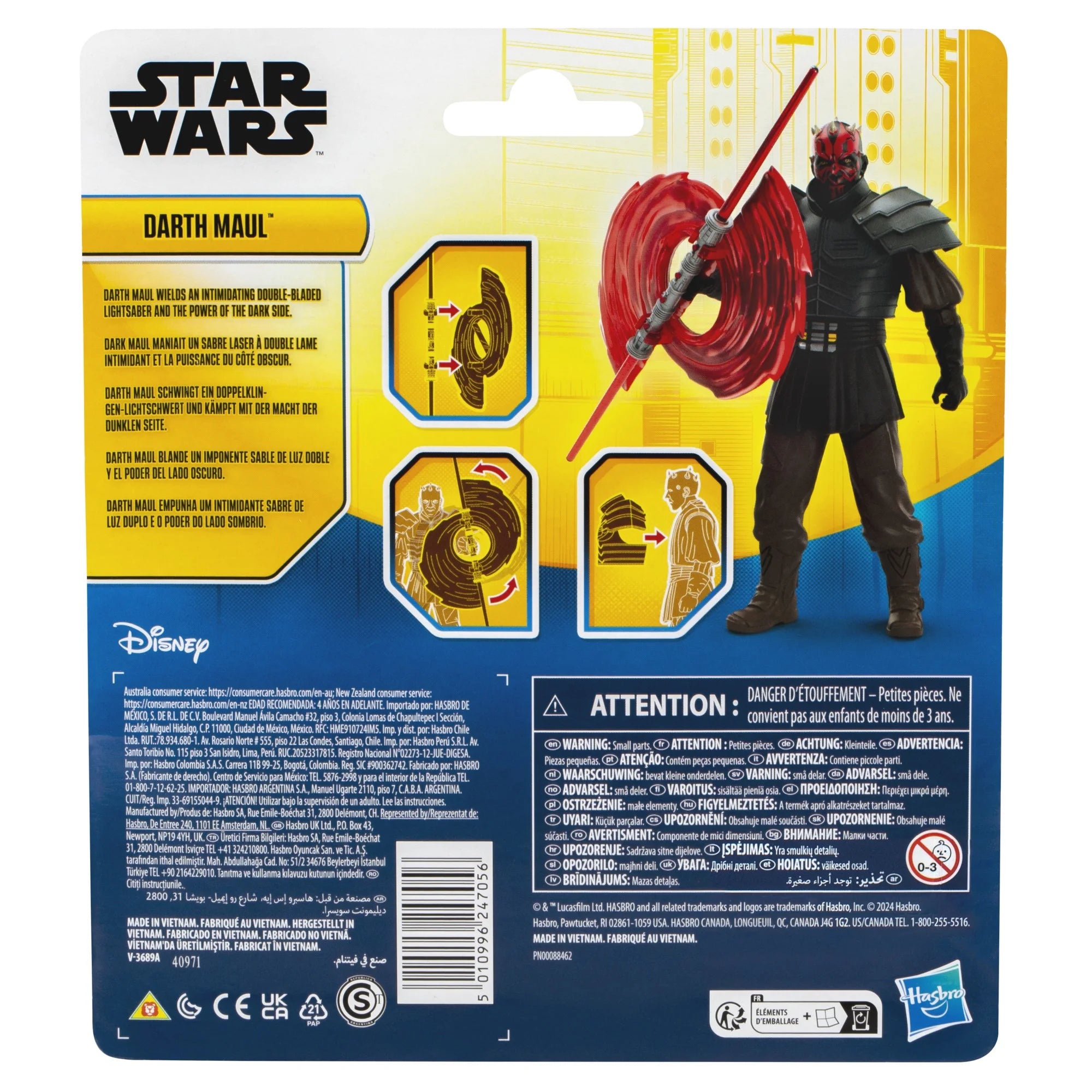 Star Wars Epic Hero Series Darth Maul Action Figure, Toys for 4 Year Old Boys & Girls (4") |  WTWL1044XA