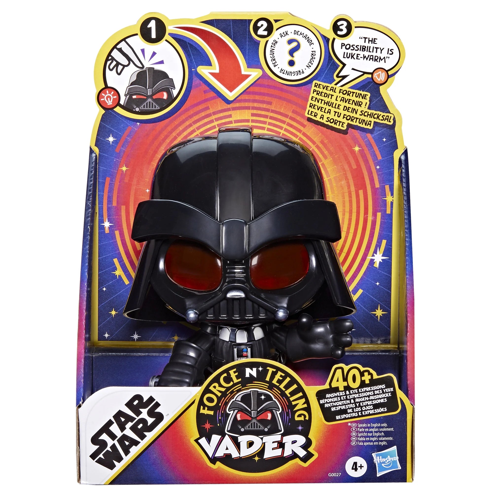 Star Wars Force N Telling Vader, Star Wars Toys for Kids Ages 4 and Up | WTWL764XA