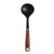 Imusa Nylon Black Cooking Ladle with Woodlook Handle | WTWL996XA