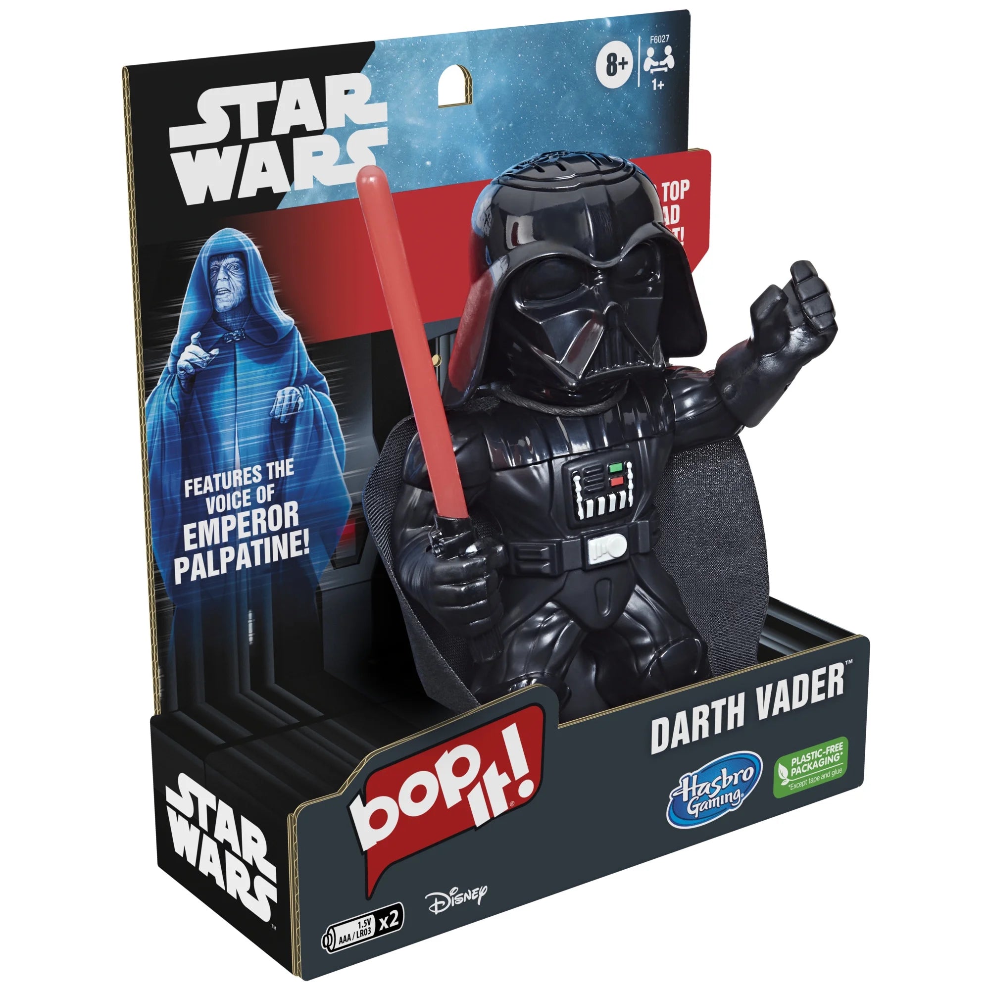 Bop It! Star Wars Darth Vader Edition Game, Features the Voice of Emperor Palpatine, Ages 8 and Up  |   WTWL1072XA
