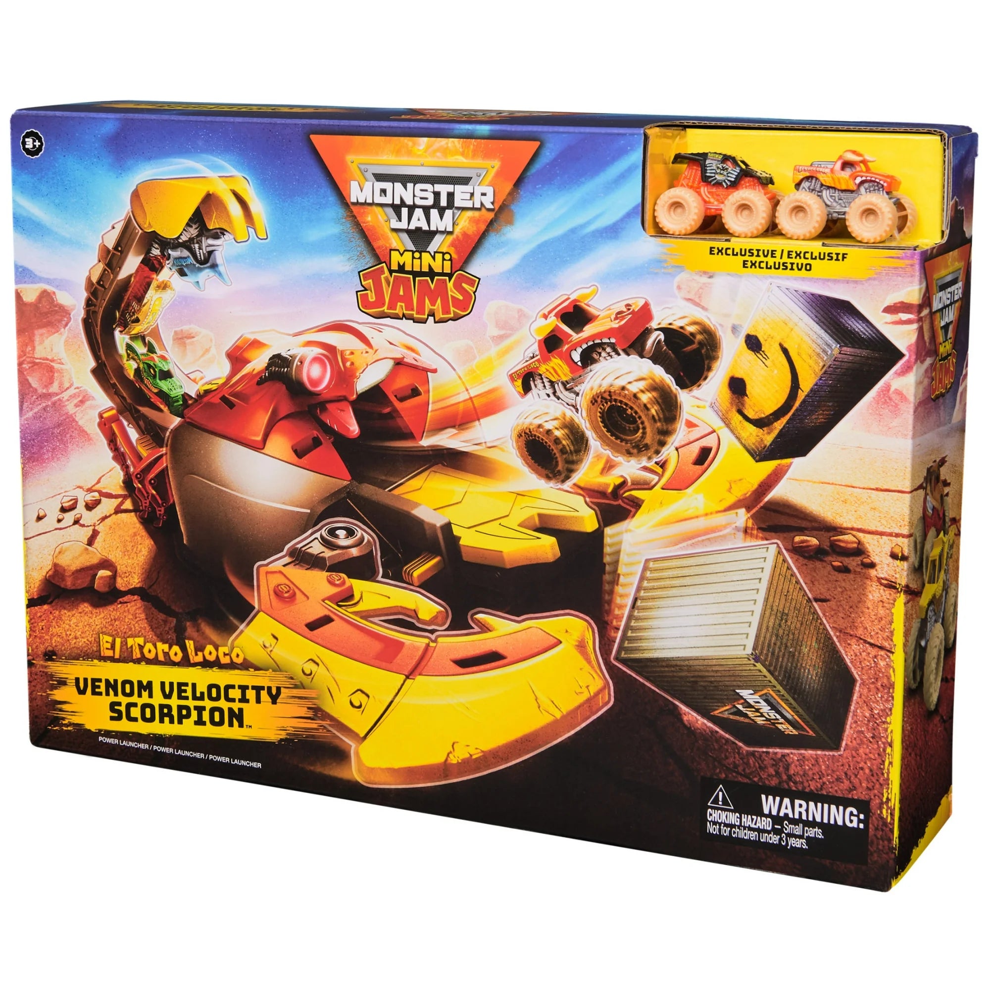 Monster Jam, El Toro Loco Venom Velocity Scorpion Playset, for Ages 3 and up (New) |  WTWL1001XA