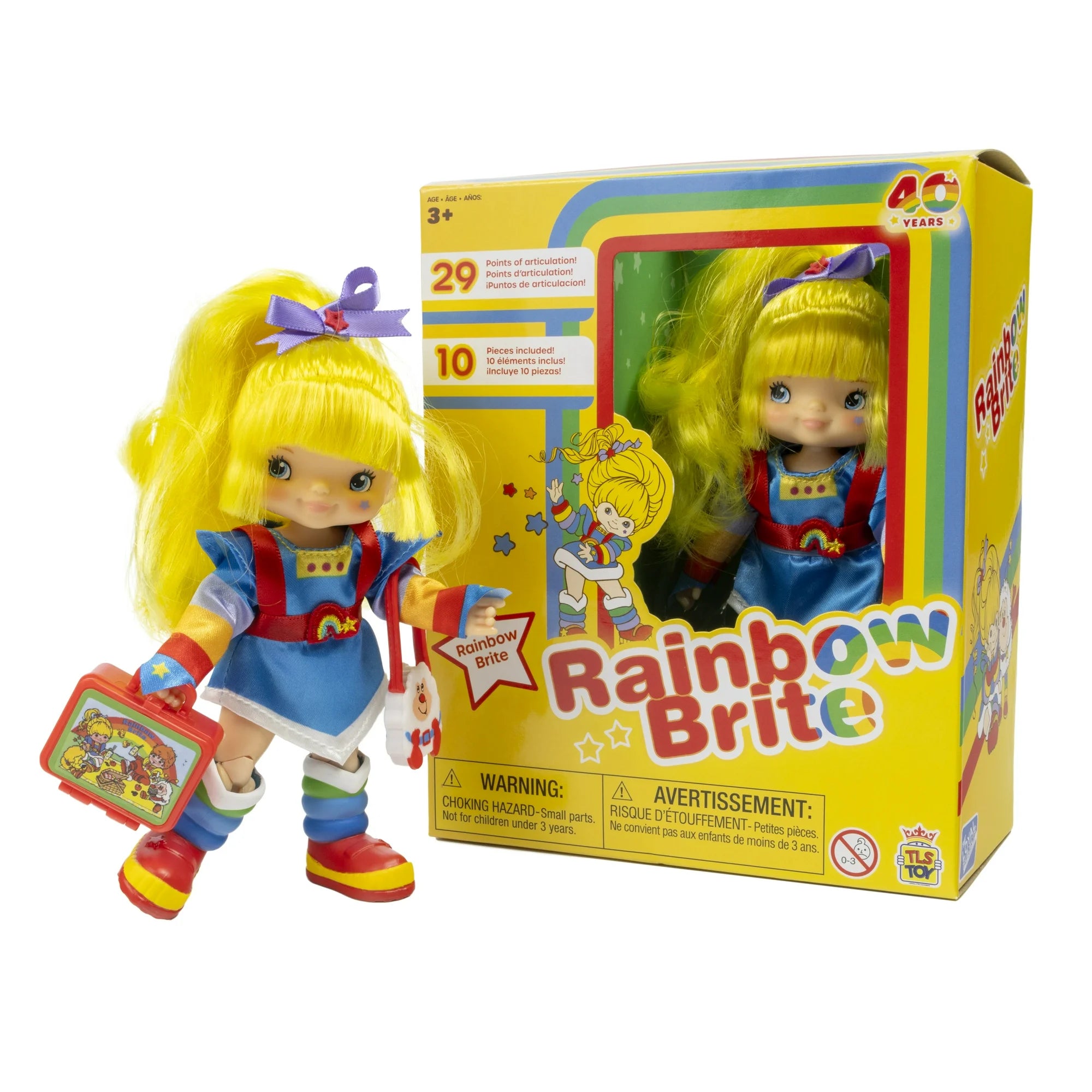 Rainbow Brite 5.5 inch Articulated Fashion Doll, Children Ages 3+ |  WTWL952XA