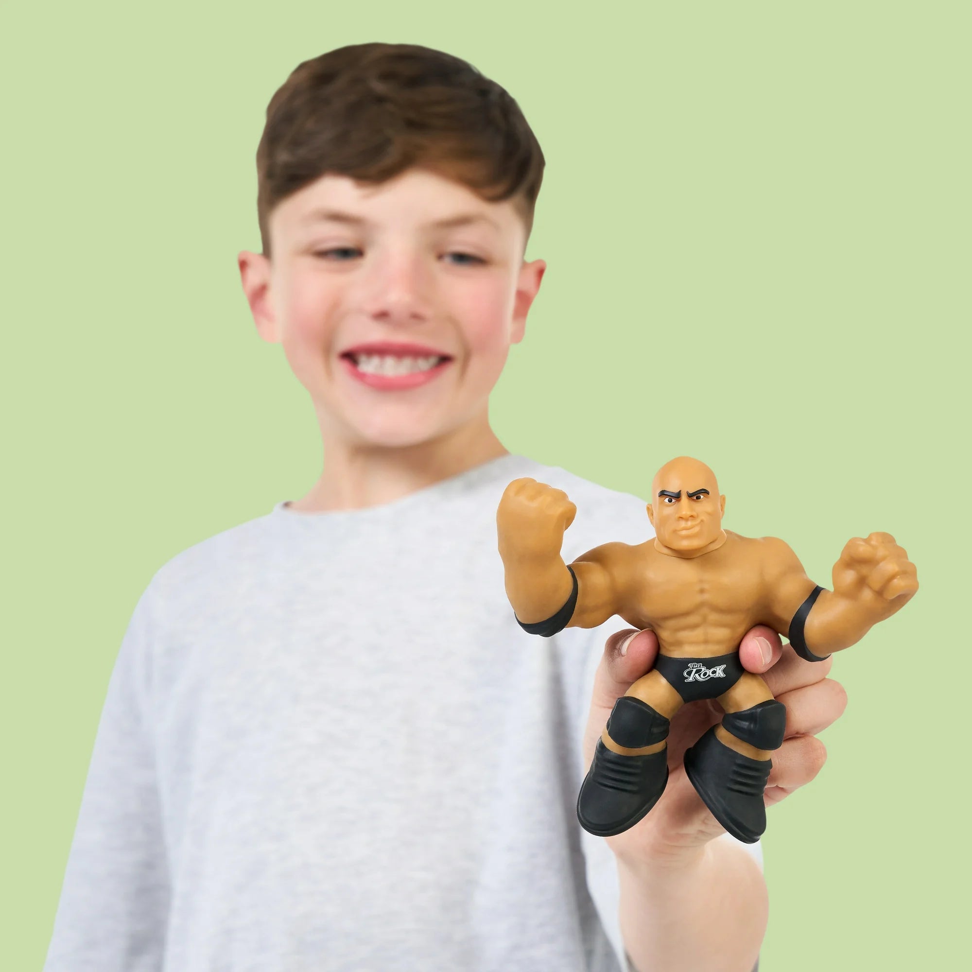 Heroes of Goo Jit Zu WWE Stretchy Superstars The Rock, Stretchy Action Figure, Ages 4+ |  WTWL767XA