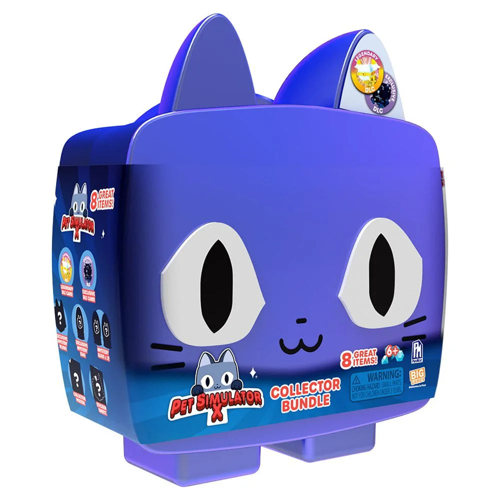 PET SIMULATOR X - Blue Iridescence Cat Collector Bundle (Mystery Case w/ 8 Items, Series 1) [Includes DLC]  | WTWL854XA