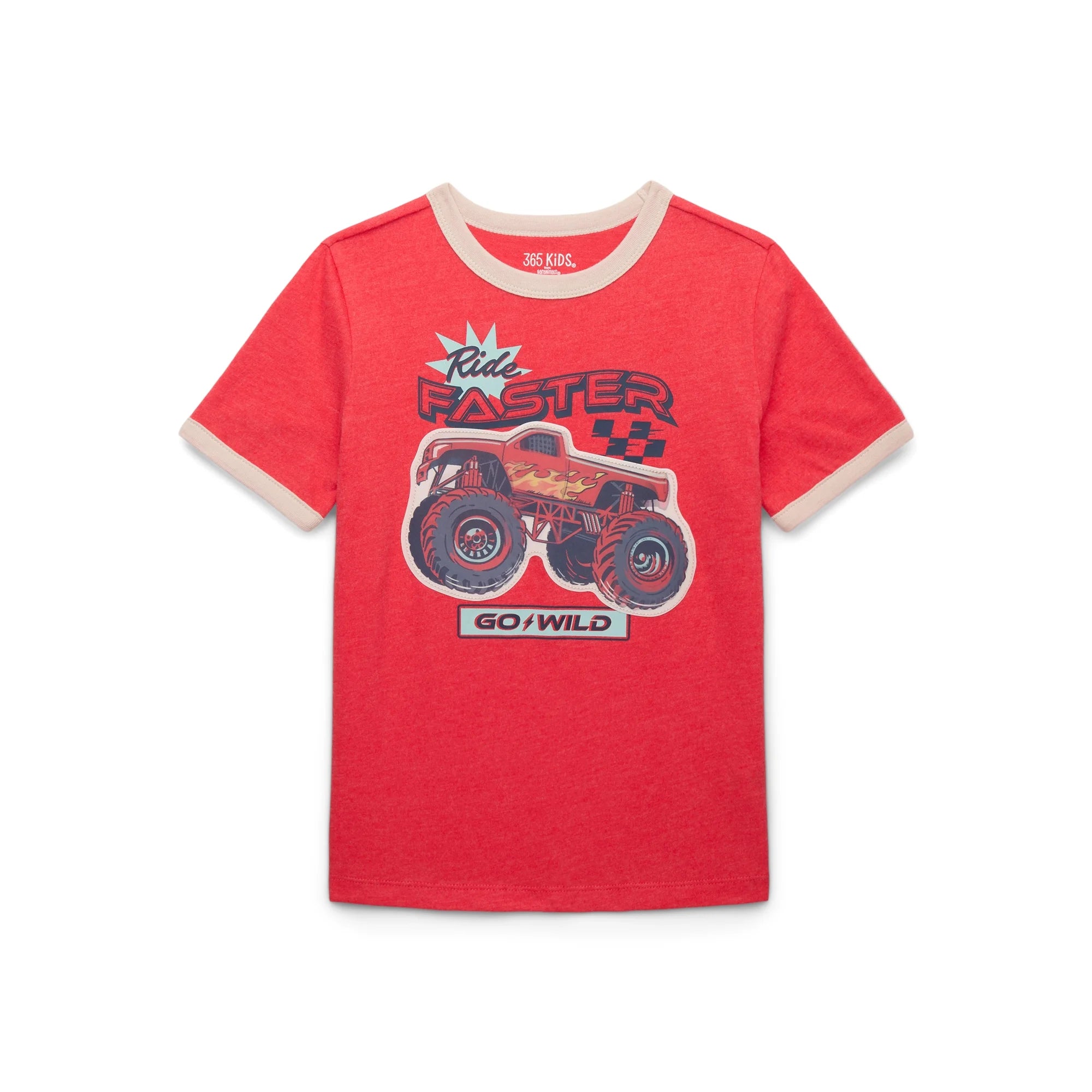 365 Kids from Garanimals Boys' Mix and Match Graphic Ringer Tee with Short Sleeves, |   WTWL1132XA