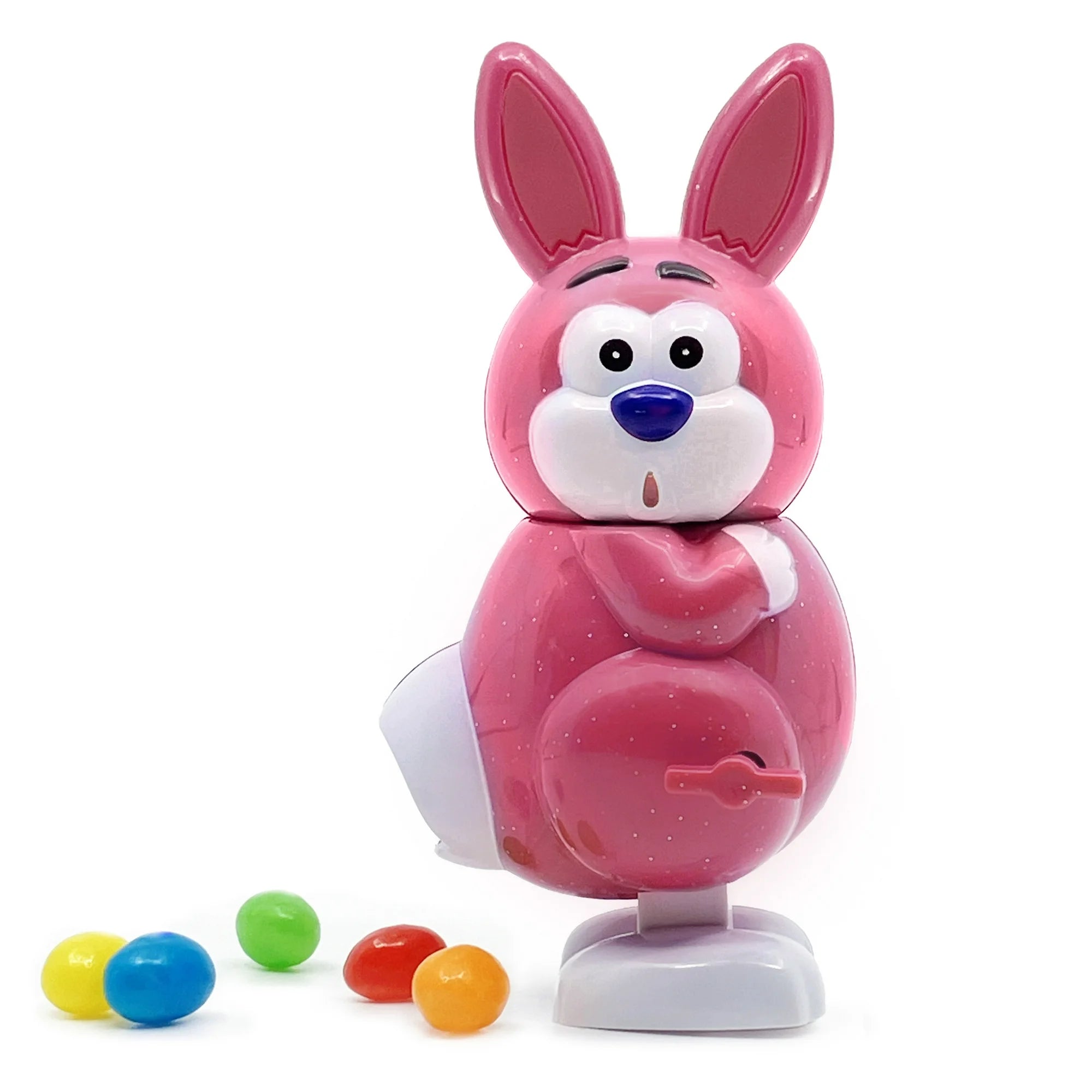 Funny Bunny Easter Jelly Bean Pink Dispenser, 0.53oz |  WTWL907XA