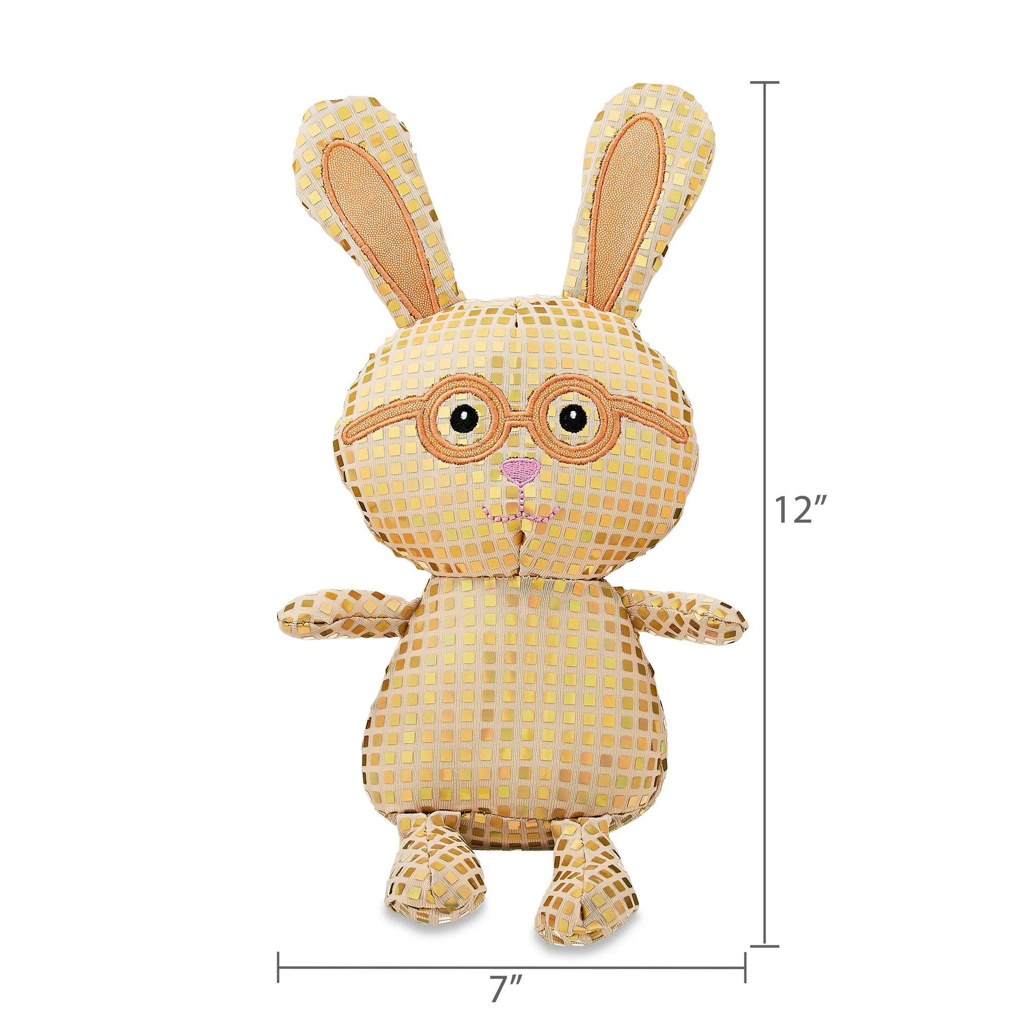 Easter Small Gold Disco Bunny Plush, 12 in, by Way To Celebrate |  WTWL891XA