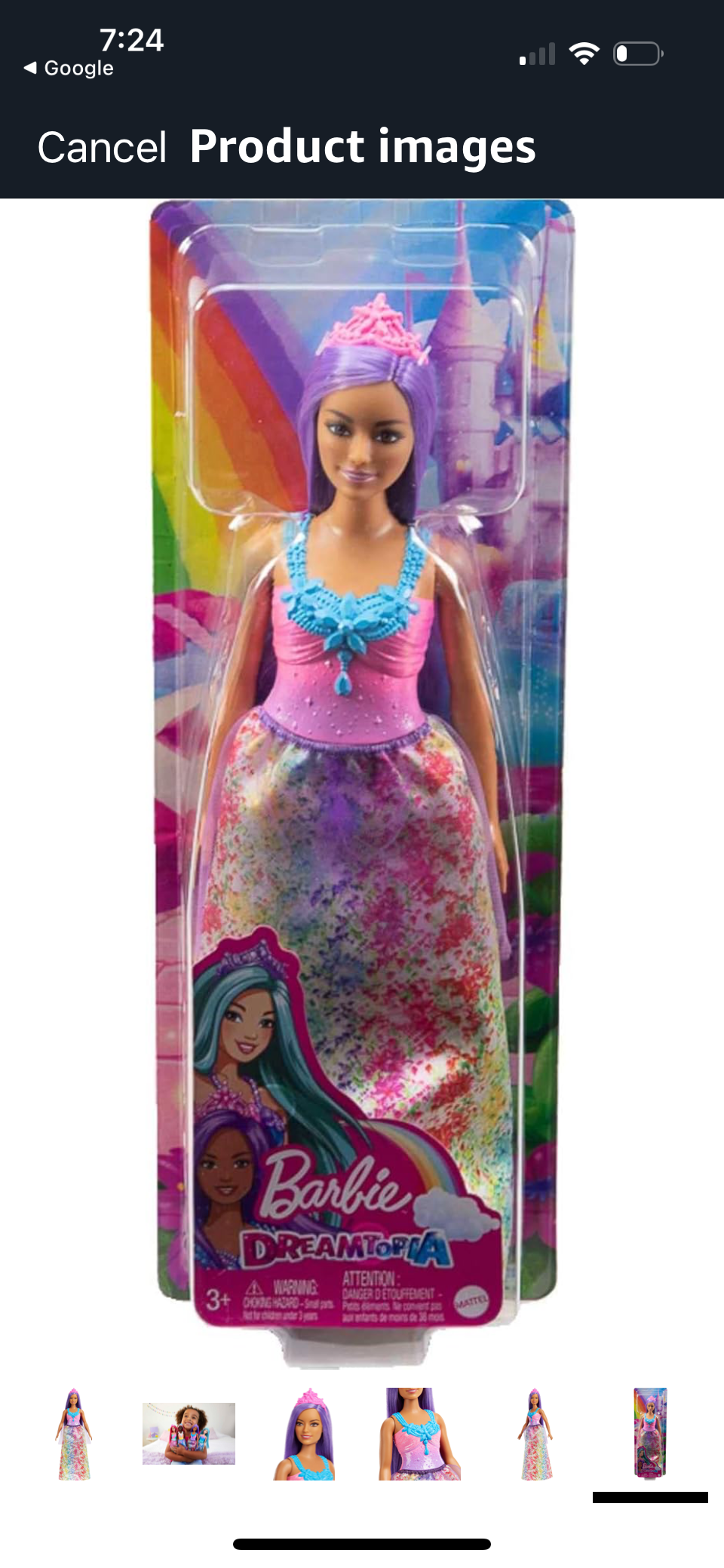 Barbie Doll, Dreamtopia Princess, Mattel (3+) | 2BLTN113XA