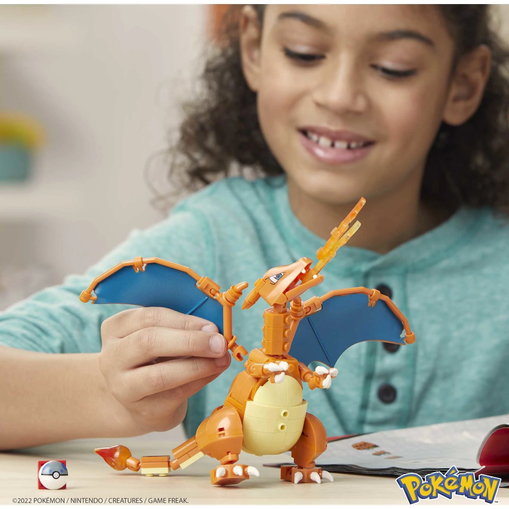 MEGA Pokemon Charizard Building Set (222 Pieces) with 1 Action Figure for Boys and Girls    |  WTWL925XA