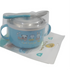Honey Kids Plate and Spoon, Blue | GOM40c
