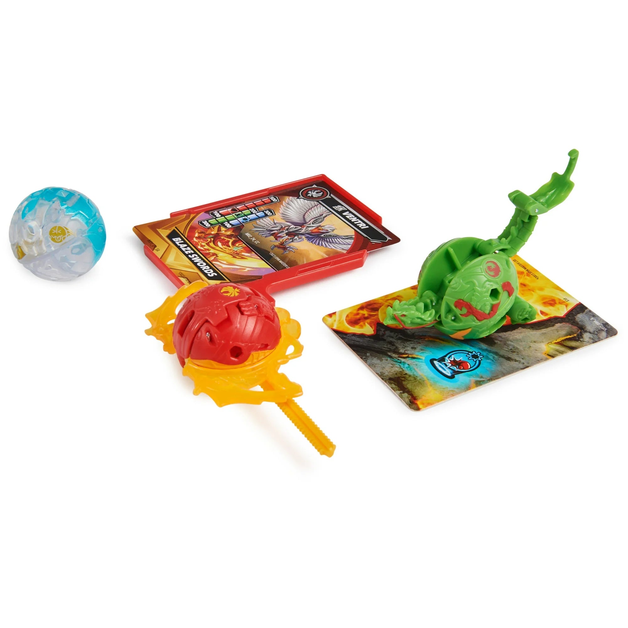 Bakugan Starter 3-Pack Spinning Action Figures, Special Attack Bruiser, Octogan and Nillious  |  WTWL869XA