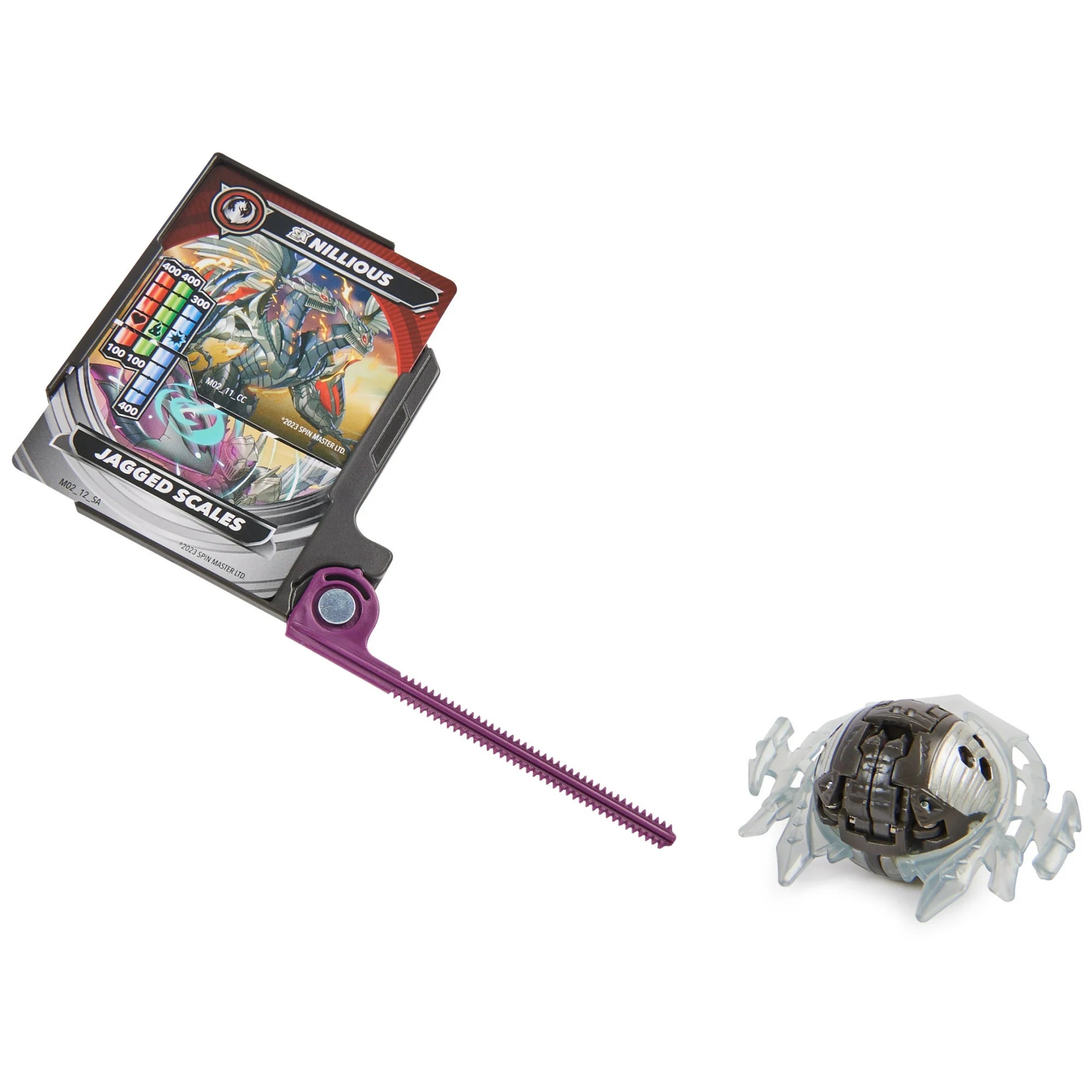 Bakugan Starter 3-Pack Spinning Action Figures, Special Attack Dragonoids, Hammerhead and Nillious |  WTWL868XA