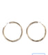 Madden NYC Women's Fashion Gold-Tone Openwork Large Hoop Earrings | WTWL622XC