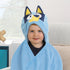 NoJo Bluey Hooded Toddler Blanket, Blue, Toddler Boy or Girl | WTWL913XA