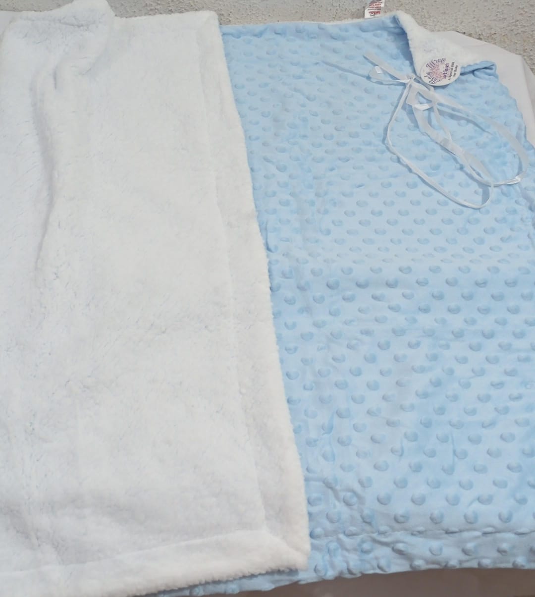 Baby Wrap Soft Touch Baby Blanket, Blue | NMD1a