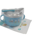 Honey Kids Plate and Spoon, Blue | GOM40c
