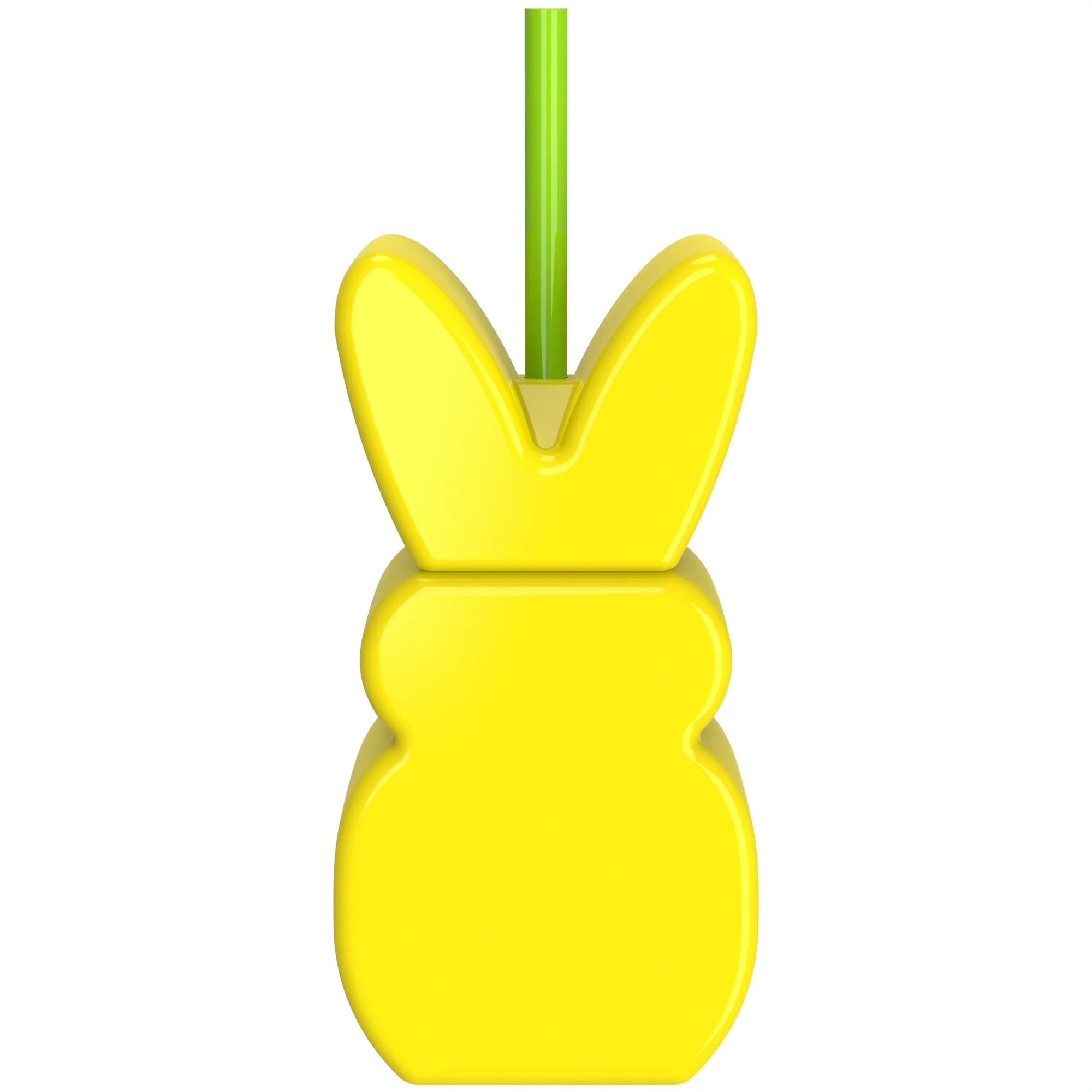 Peeps Sculpted Tumbler with Straw, Yellow, 14oz |  WTWL888XA