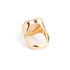 Madden NYC Women's Fashion Gold Tone Heart Gem Cocktail Ring  |  WTWL1126XA
