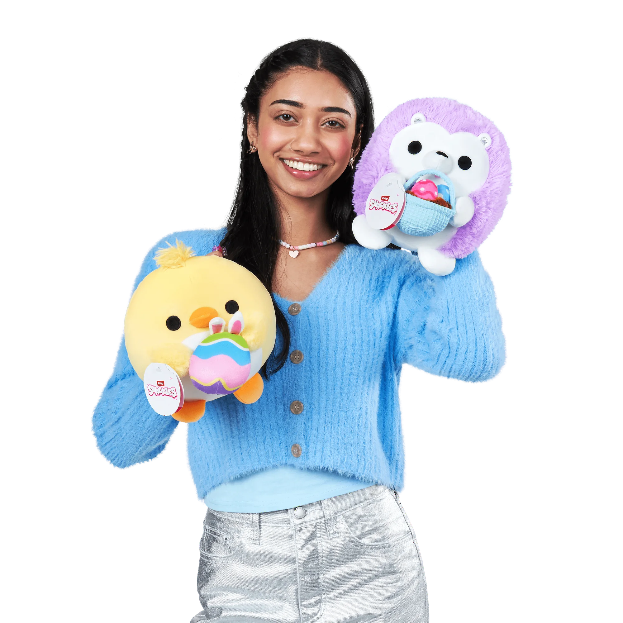 SNACKLES 8 inch Easter Snackle Anna the Lamb, Ultra Soft Collectible Plush Toy by ZURU | WTWL904XB