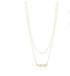 Time and Tru Goldtone Zodiac Necklace Set, 2 Pieces, Pisces | WTWL533XA