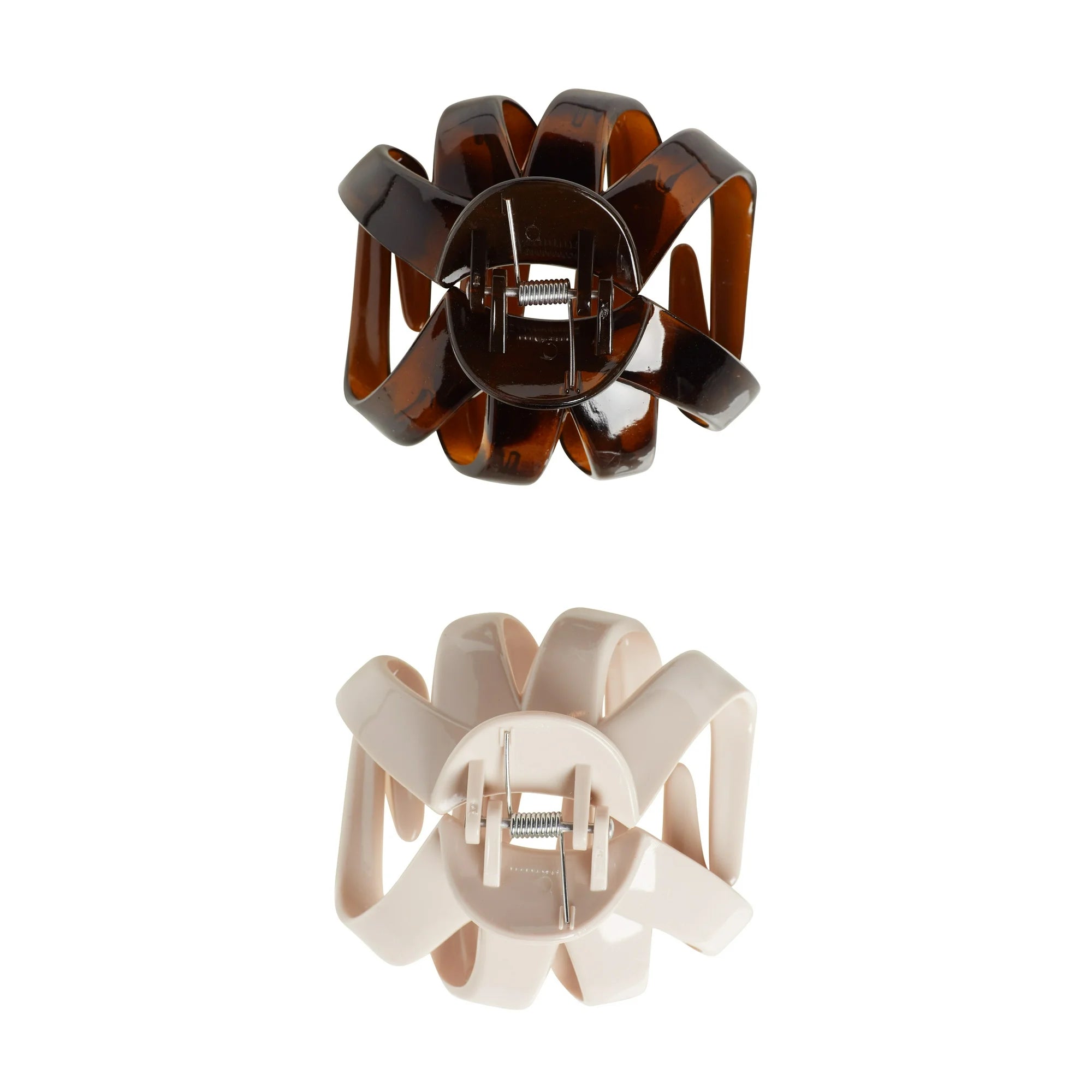 Goody Large Claw Clips,Slideproof Grip, 2Ct, Black & Tortoise Print  |  WTWL1115XA