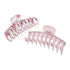 Enchante Wide-Curved No-Slip Claw Clips, Multicolor & Peach Painted, 2 Ct  |  WTWL1111XA