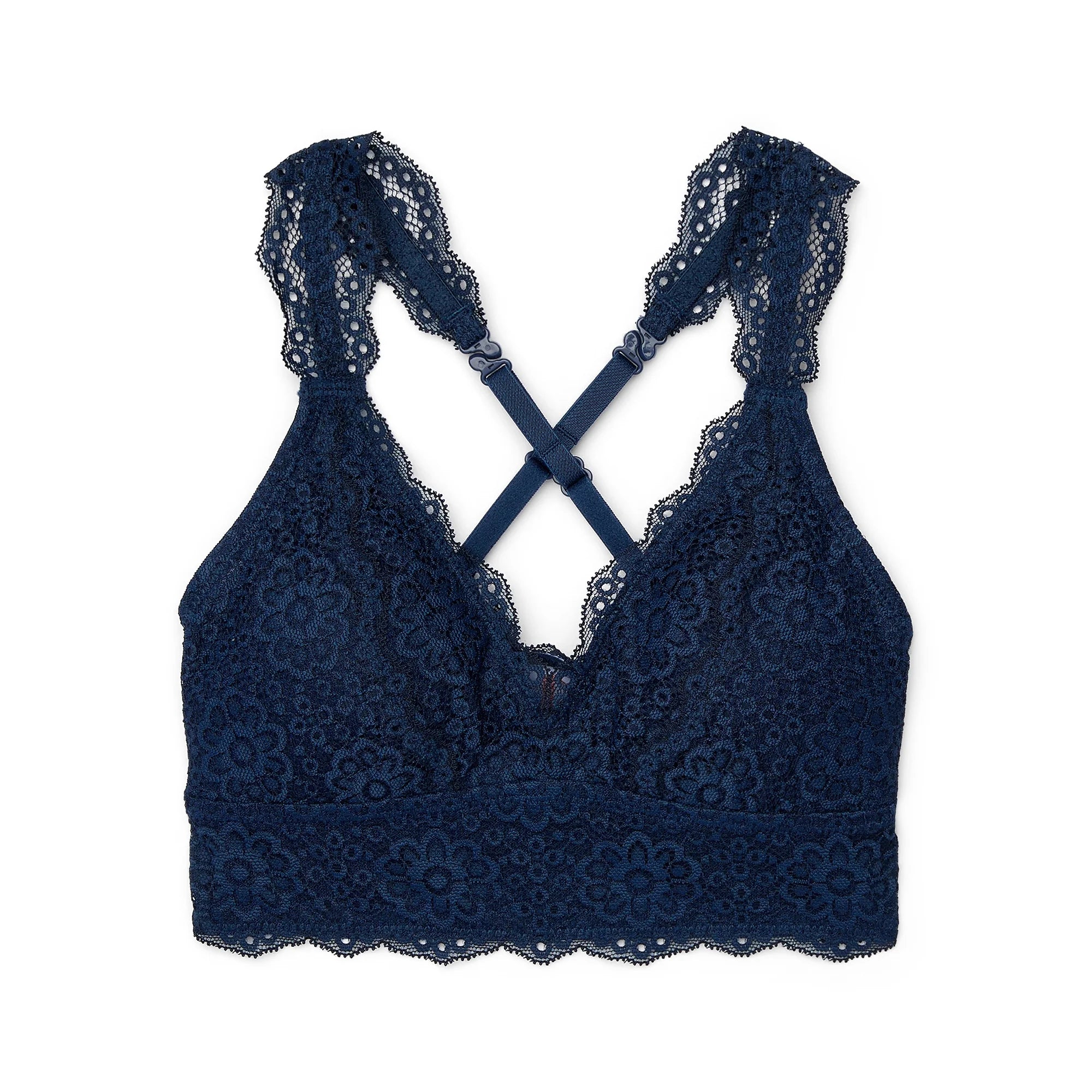 Wonder Nation Girls Lace Convertible Bralette, 2 Pack, Sizes    | WTWL1094XA