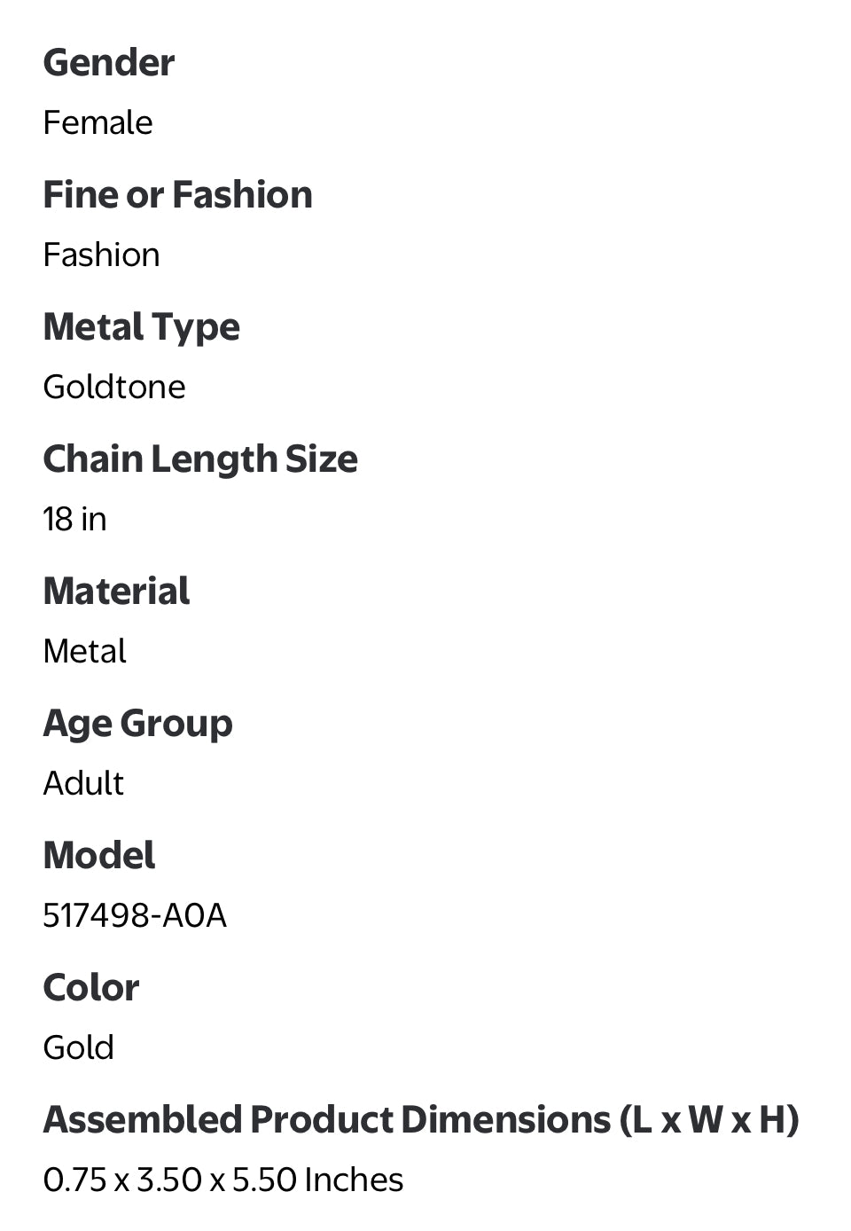 Time and Tru Goldtone Zodiac Necklace Set, 2 Pieces, Pisces | WTWL533XA