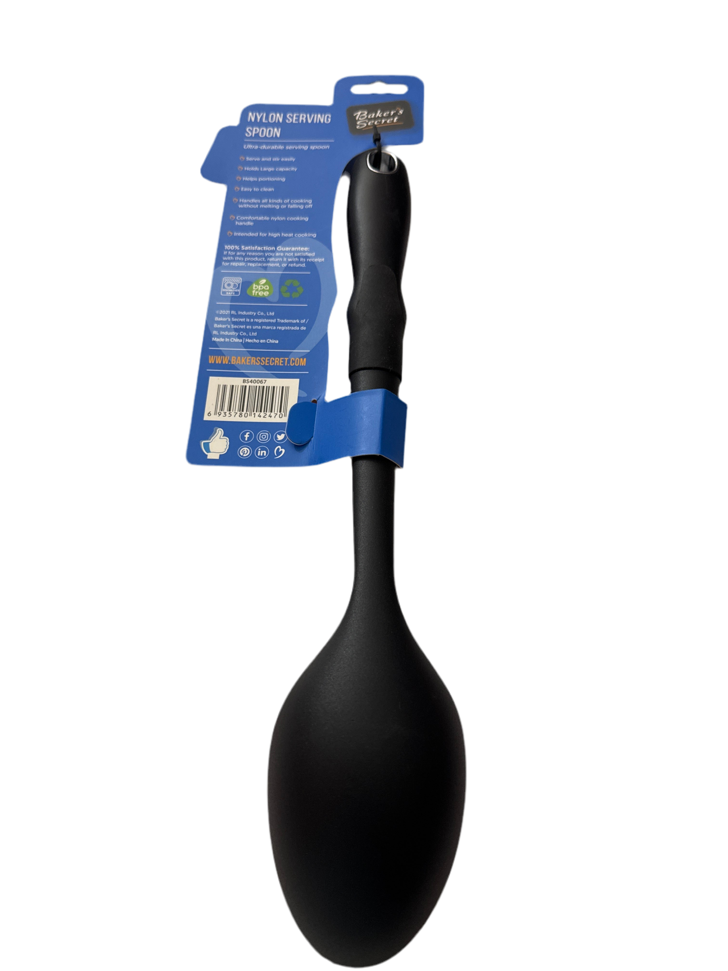 Baker’s Secret Unique Design Nylon Serving Spoon | BTGT48XA