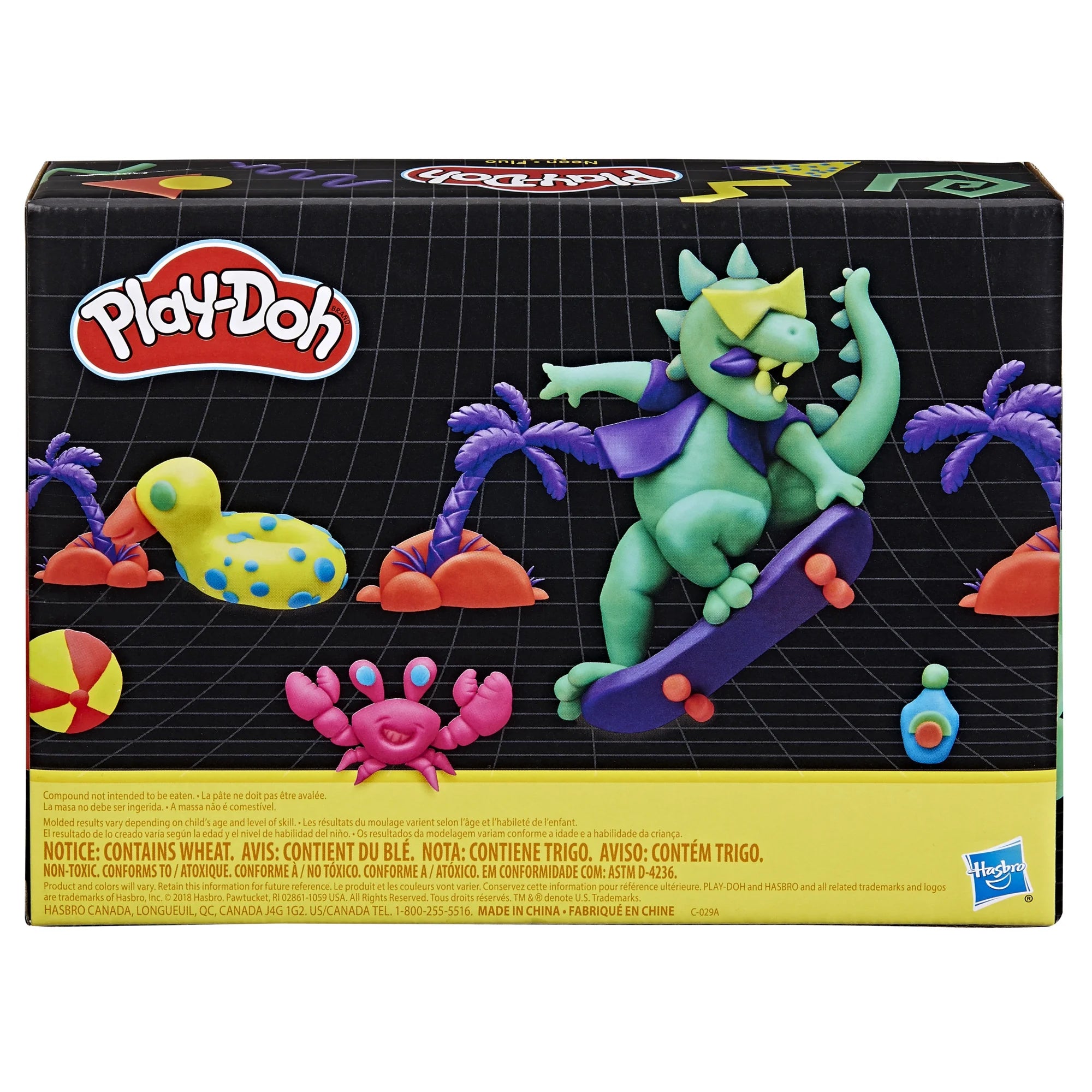 Play-Doh Neon Colors 8 Pack of 2-Ounce Cans, Arts and Crafts for Kids, Imagination Toys |  WTWL1004XA