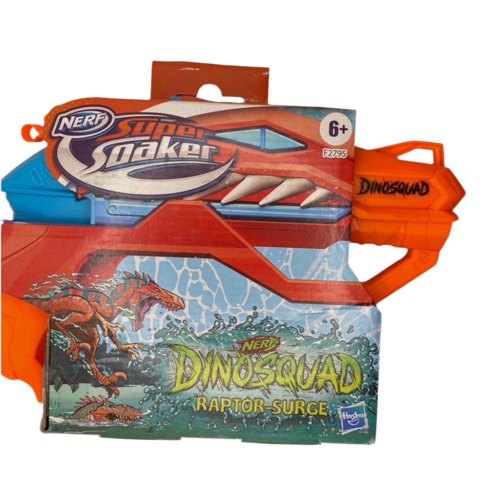 Nerf Dinosquad Raptor Surge Super Soaker Hasbro Toy (6+) | 2BLTN97XA