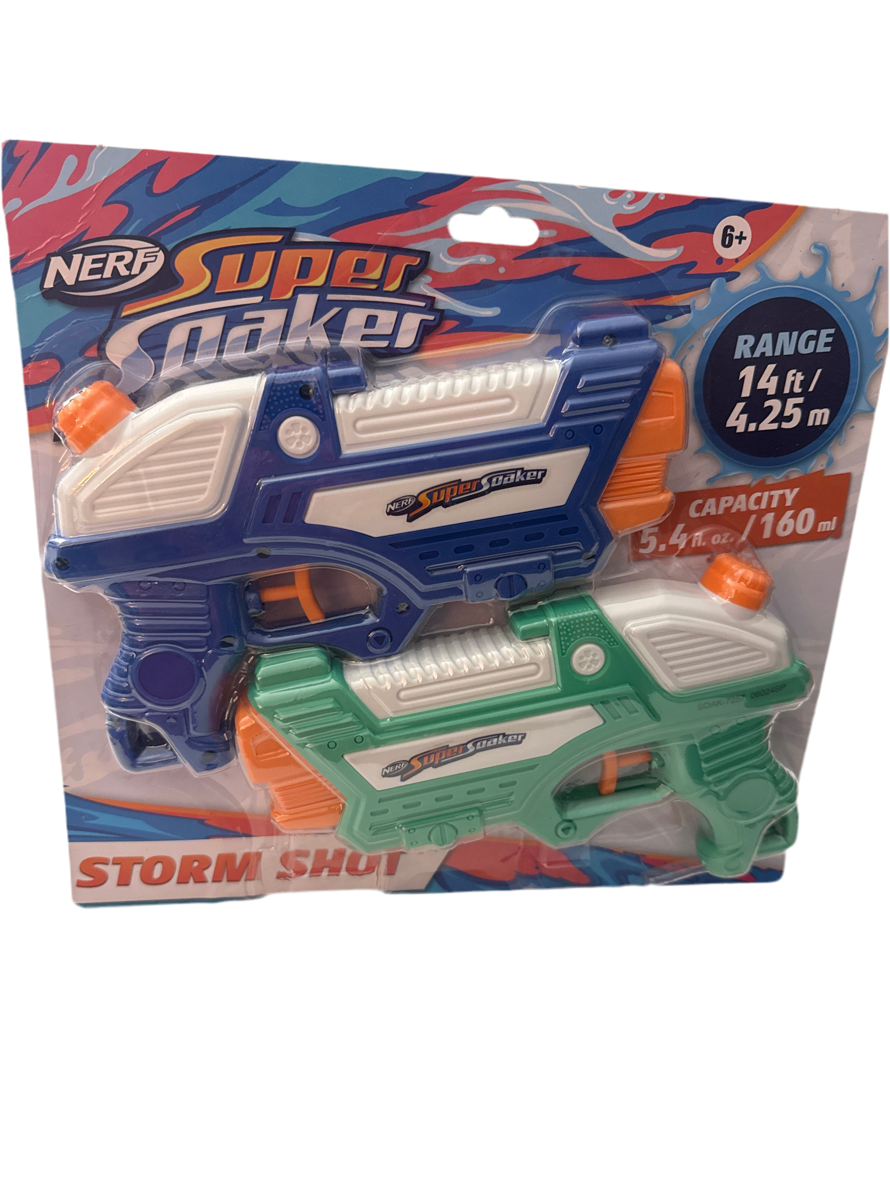 Nerf Super Soaker 14 FT Storm Shot Toy | 2RSSJ43XA