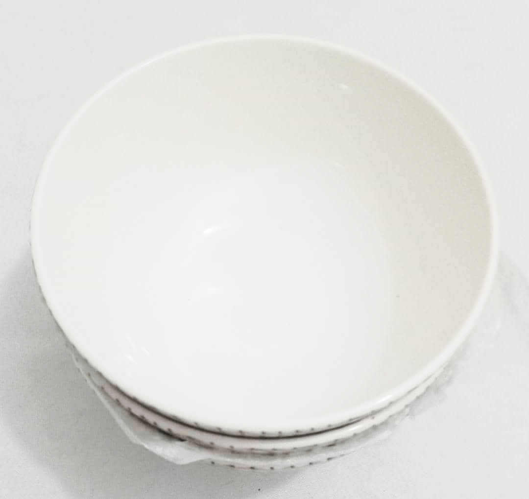 Top Quality Ceramic Breakable Bowl Plate (Pack of 4 or 3 Pieces - 18CM) | AHB55a