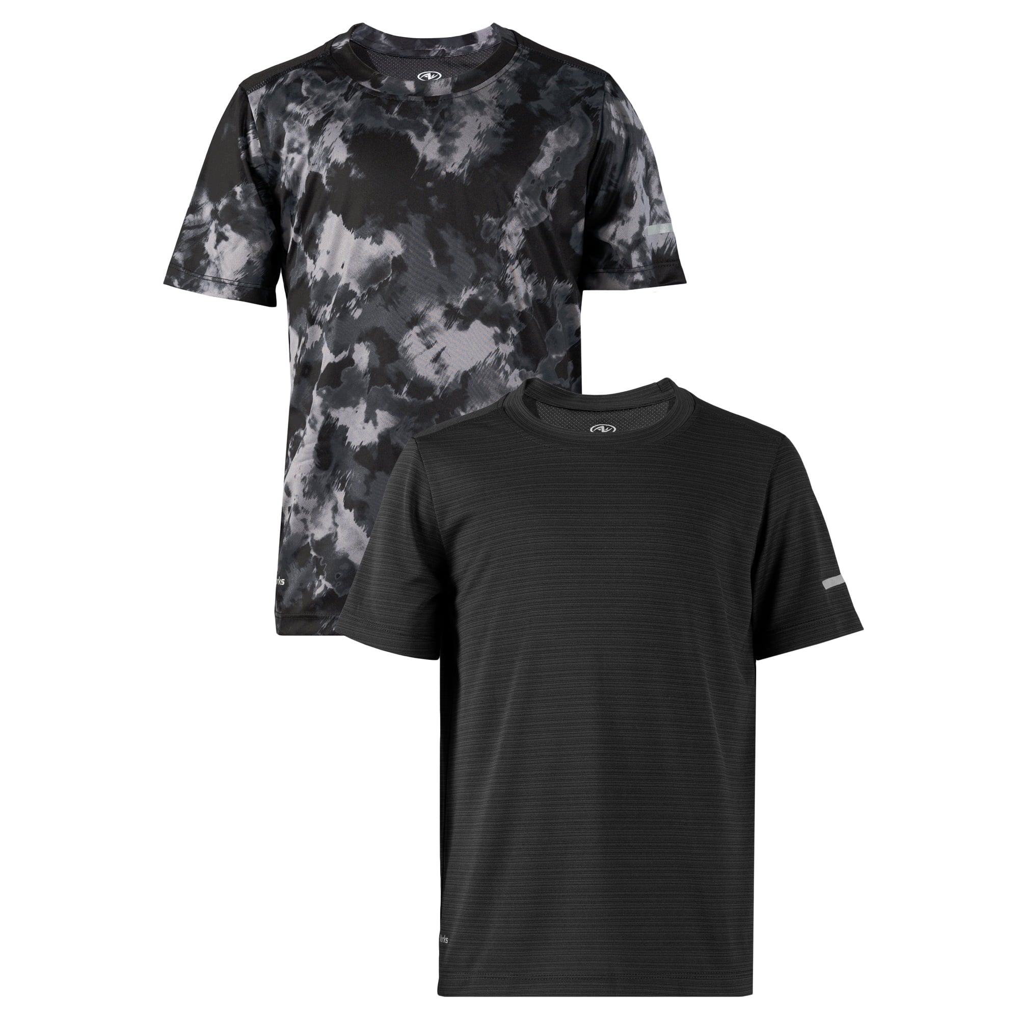 Athletic Works Boy’s Short Sleeve Athletic T-Shirt, 2-Pack, Sizes 4-18 & Husky |  WTWL633XA