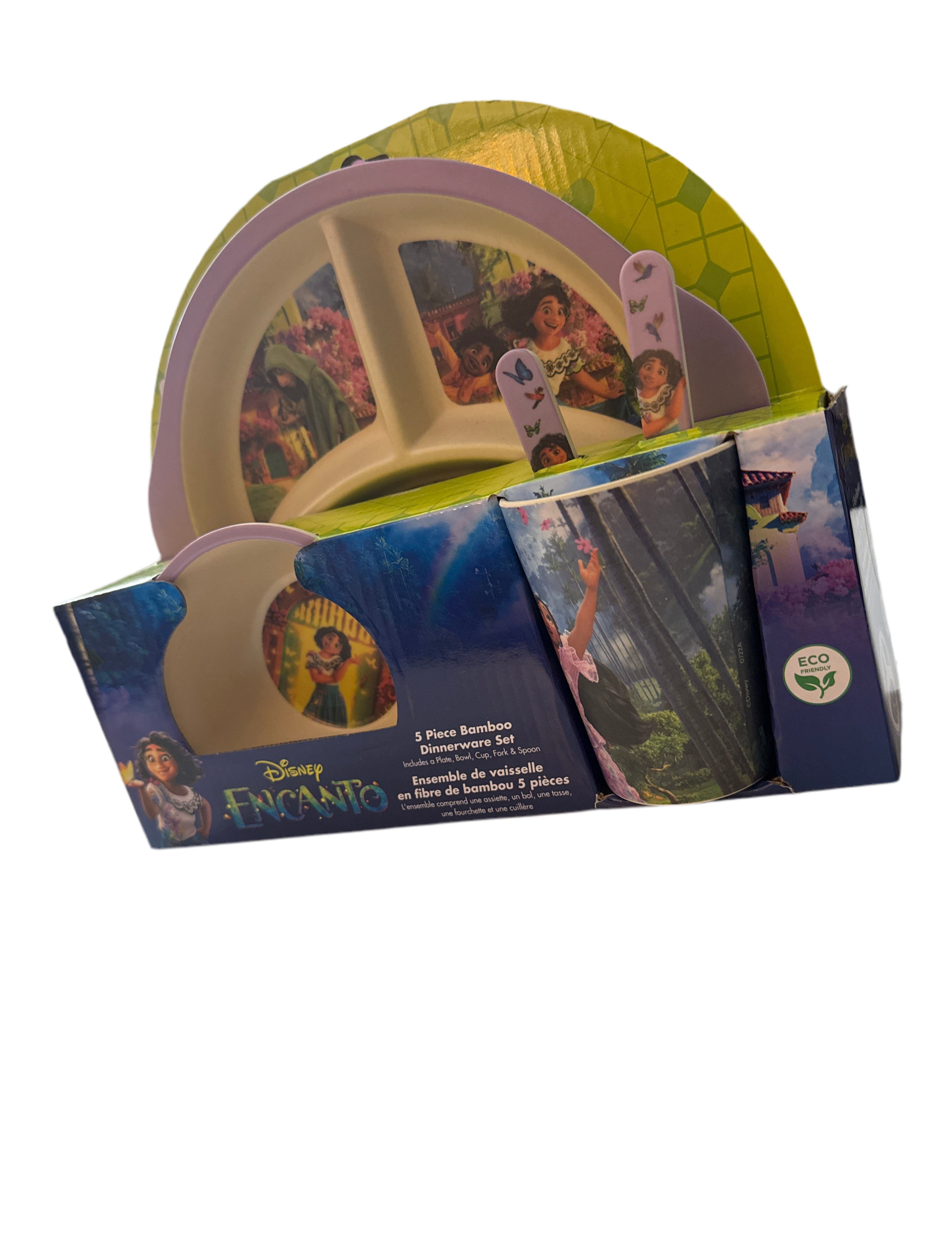 Disney Encanto 5 Piece Bamboo Dinnerware Set | BTGT53XA