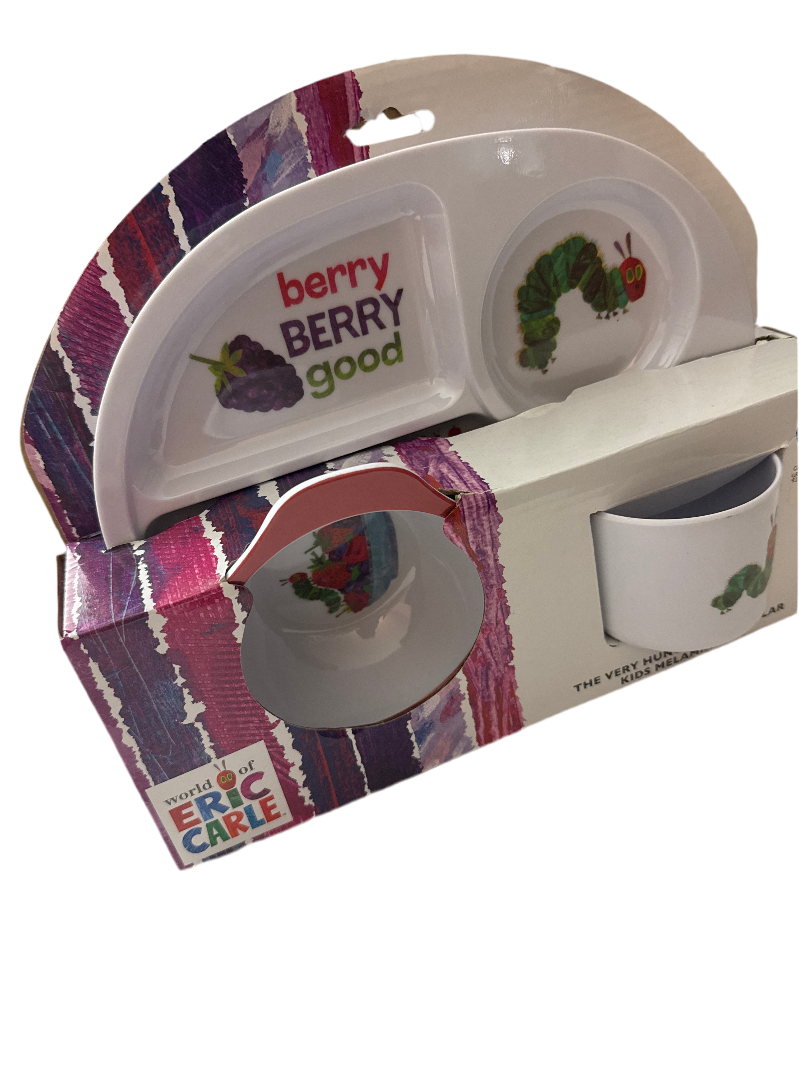 World of Eric Circle 3-Piece Kids Melamine Set | BTGT54XA