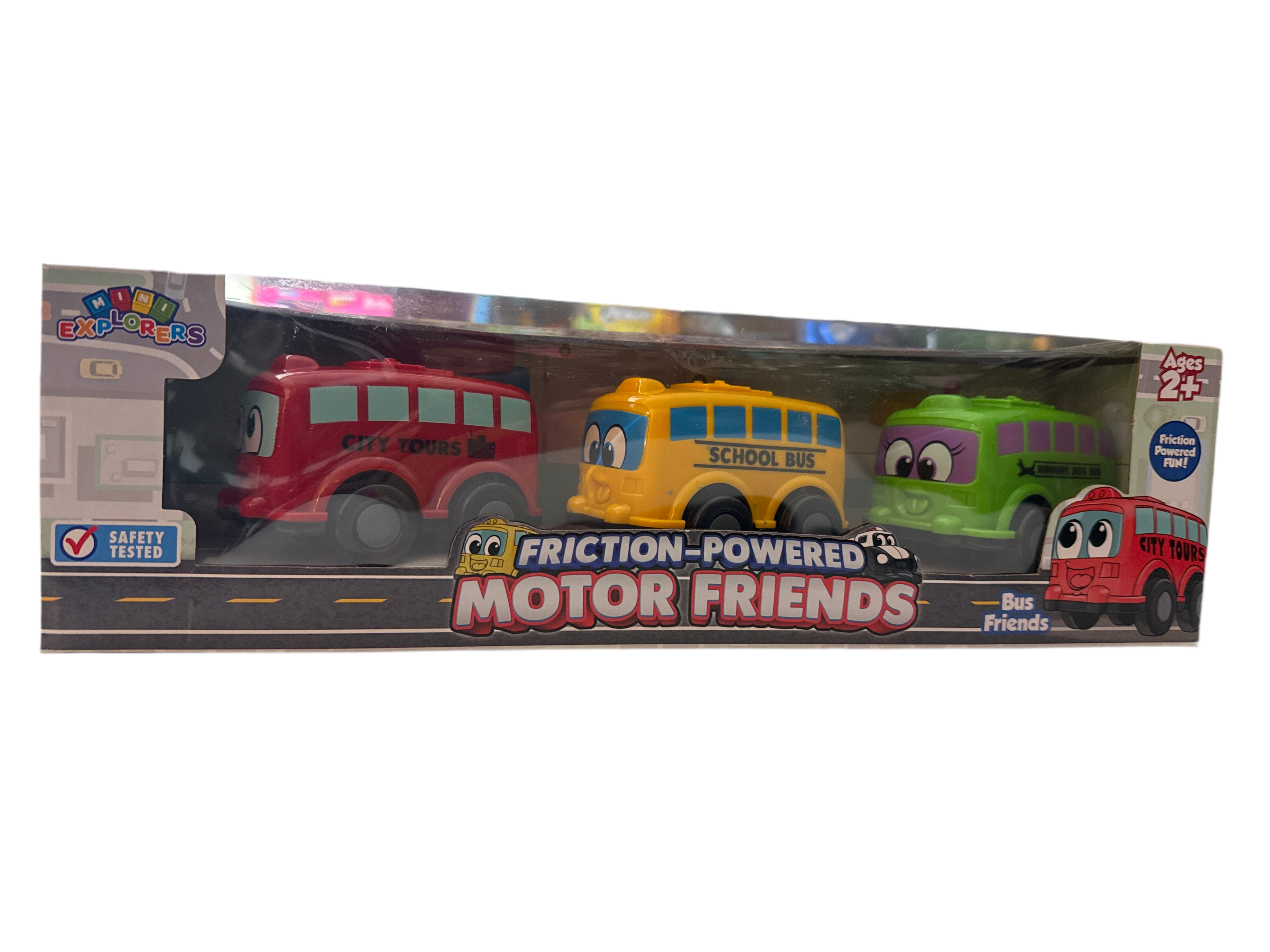 Bus Friends Friction Powered Motor Friends Toy Car | 2BLTN93XB