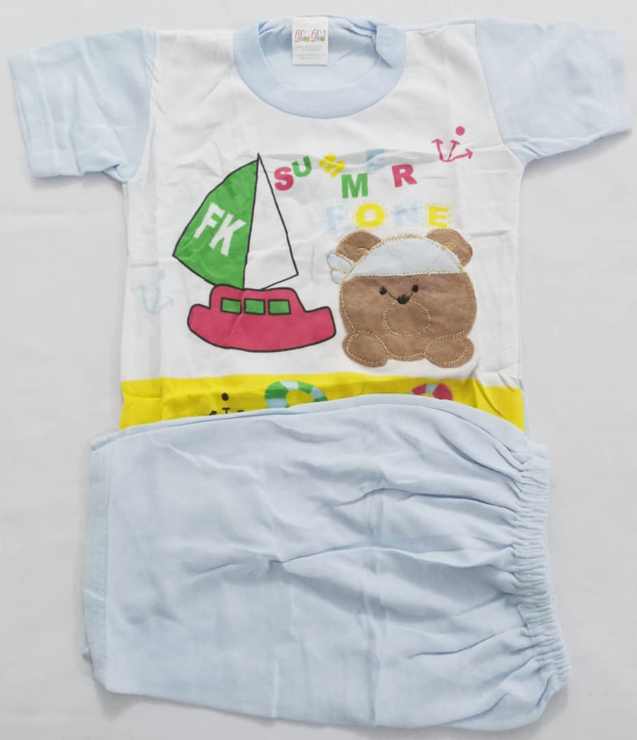 Gorgeous Top Quality Designer 2-Piece Shirt & Shorts Set for Boys | BLC12b