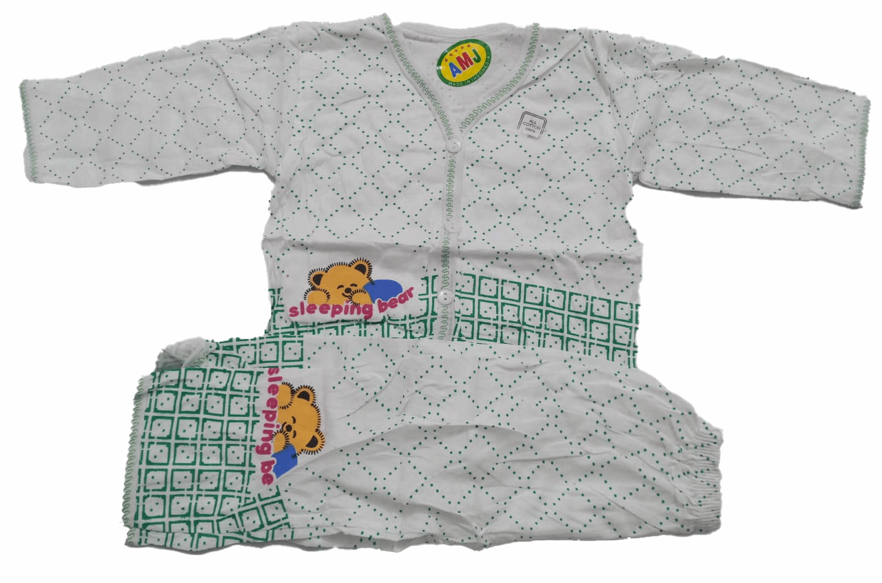 Affordable Top Fashion Up & Down Unisex Clothes (Shirt & Pants) Matching Set for Newborn | BLC15a