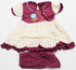 Gorgeous Top Quality Newborn Up & Down Clothes Matching Set (Dress & Pants) for Baby Girls | BLC16a