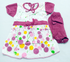 Gorgeous Top Fashion Newborn Up & Down Clothes Matching Set (Dress & Pants) for Baby Girls | BLC18a