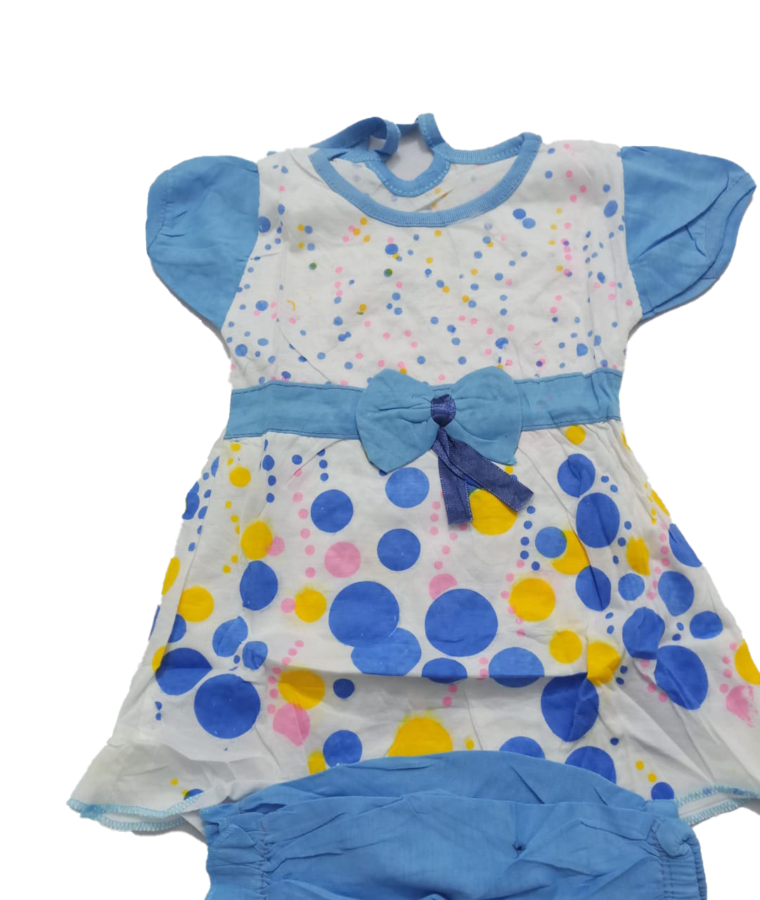 Elegant High Quality Newborn Up & Down Clothes Matching Set (Dress & Pants) for Baby Girls | BLC18b