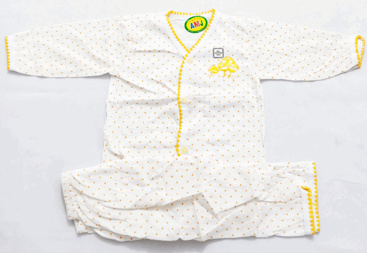 Adorable Matching Set Up & Down Unisex Clothes (Shirt & Pants) for Newborn | BLC19a