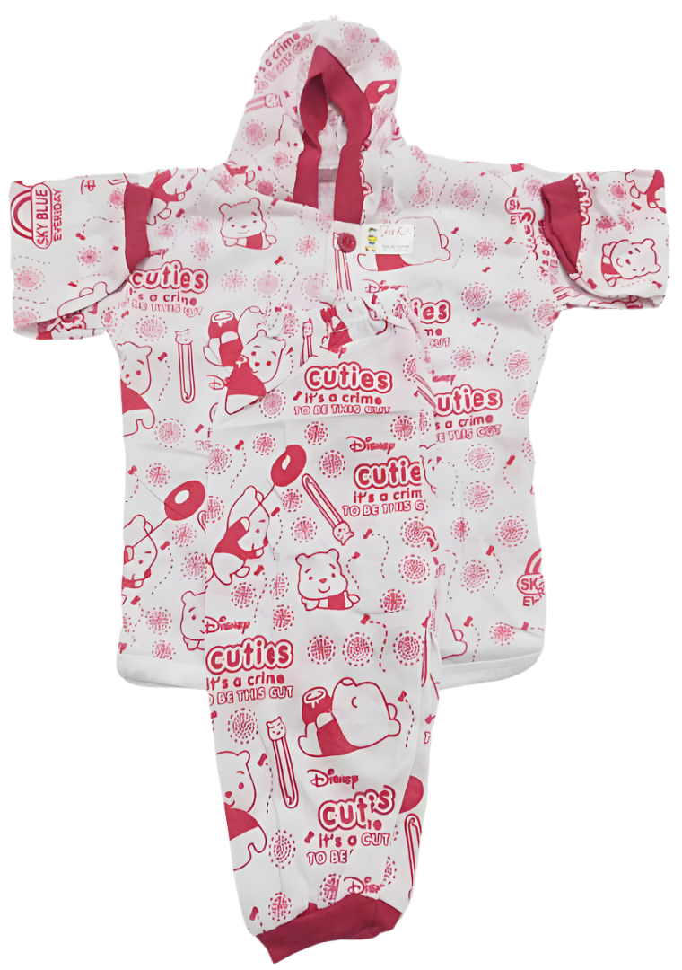 Cozy Top Quality Matching Set Up & Down Unisex Clothes (Shirt & Pants) for Newborn | BLC1b