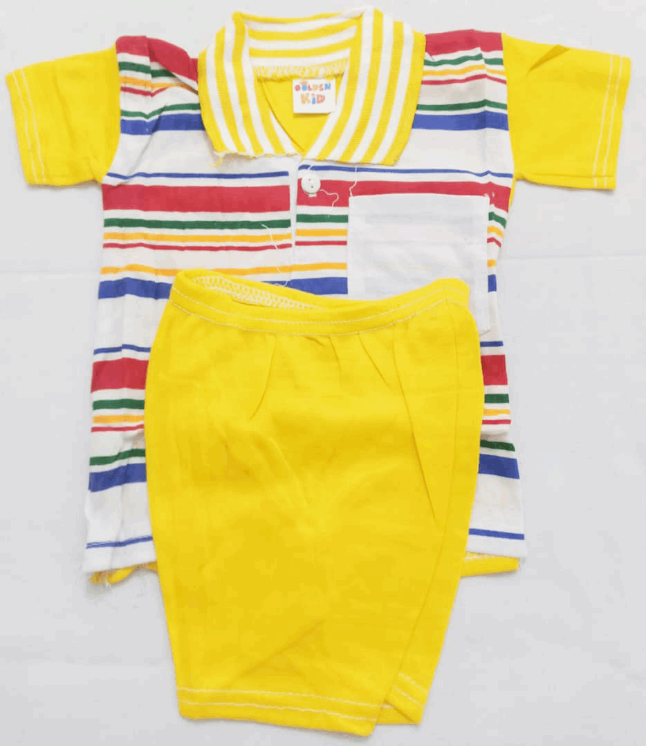 Adorable Comfy Designer 2-Piece Shirt & Shorts Set for Boys | BLC3a